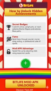 BitLife Mod APK God Mode unlocked 2025